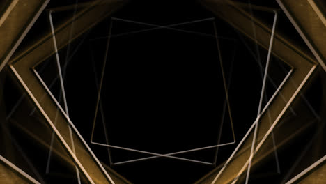 Abstract-backgrounds-golden-edges-line-moving-Digitally-Generated-loop-animation